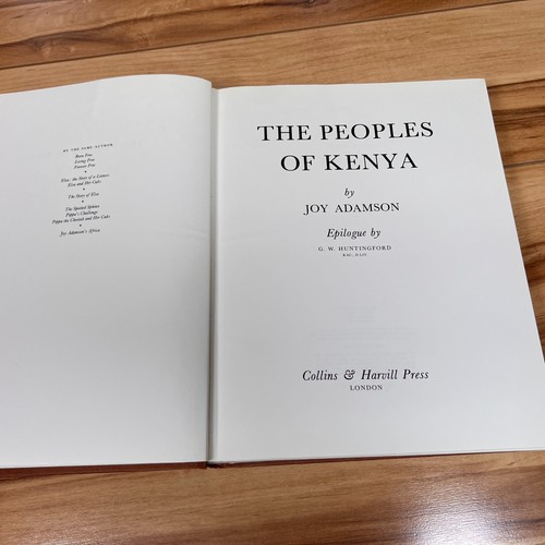 The Peoples of Kenya Joy Adamson 1975 Edition African Kenyan History Photography - Picture 10 of 22