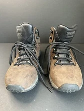 Hi-Tec Waterproof Brown Suede Walking Hiking Boots Size US 6.5