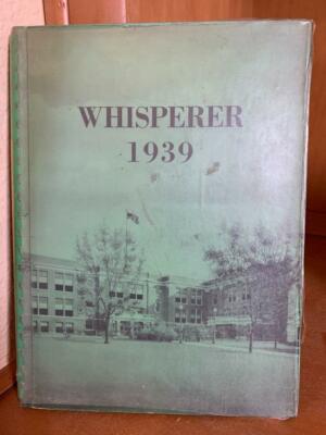 Central High School Yearbook 1939 'Whisperer' 39 Wadsworth, Ohio OH