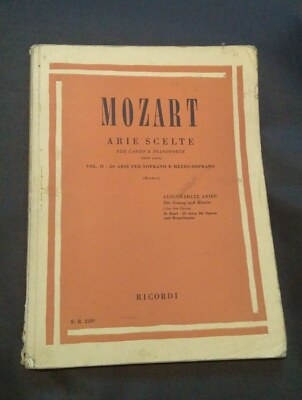 Mozart - Arie Scelte Band 2. RICORDI