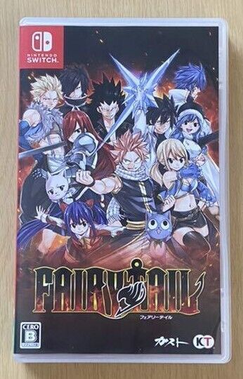 FAIRY TAIL Nintendo Switch Video Game With Case From Japan