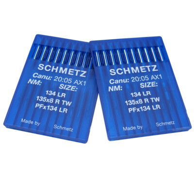 20PS Schmetz Leather Point Industrial Sewing Machine Needles 134LR,PFX134LR