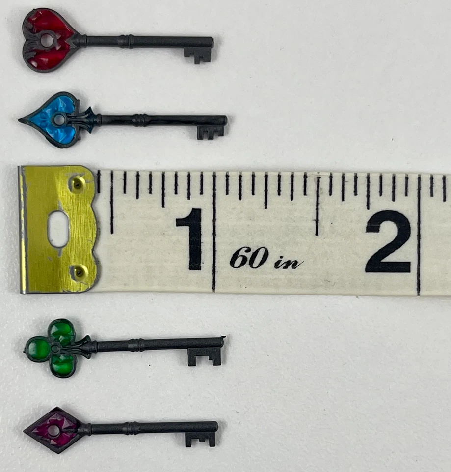 Damtoys Resident Evil 2 LEON S KENNEDY JUEGO DE 4 LLAVES DE PUERTA Accesorio Escala 1/6 Foto 3 de 3