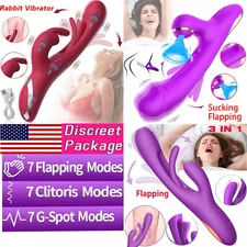 Rechargeable Patting Rabbit Vibrator Dildo G-spot Massager Sex Toy For Women US