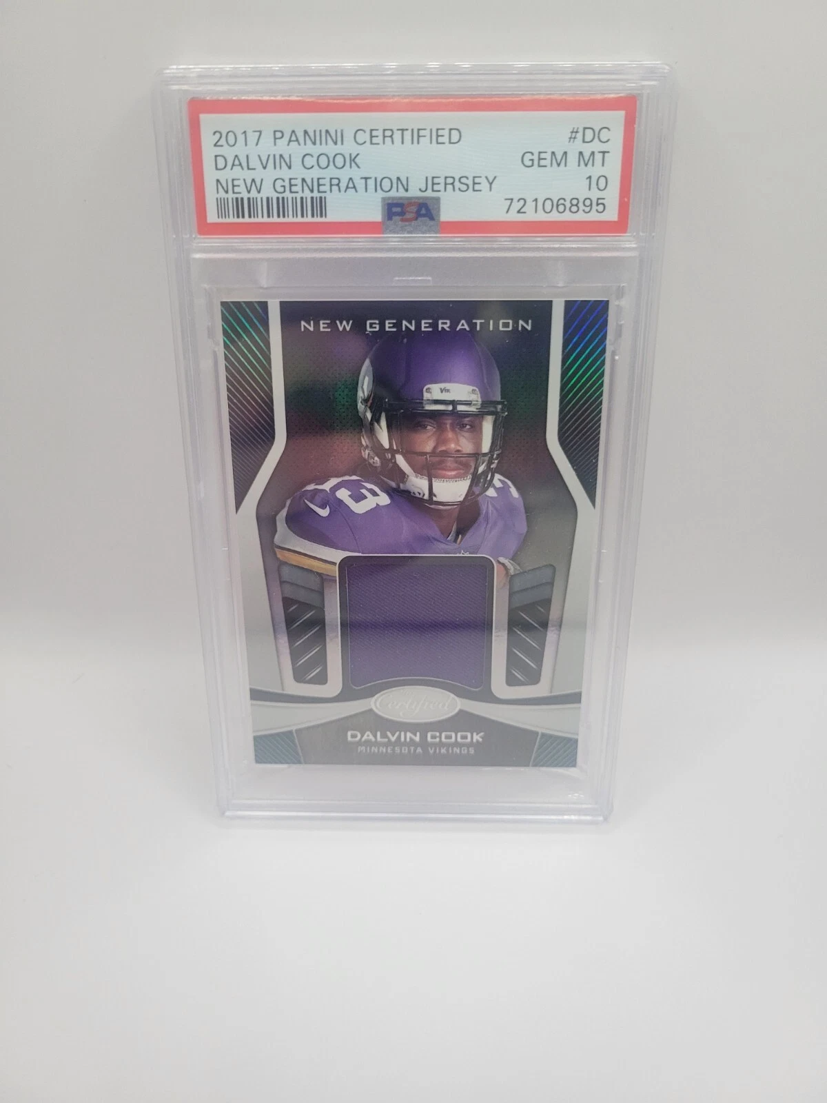 Dalvin Cook Panini Certified New Generation Jersey #DC Base