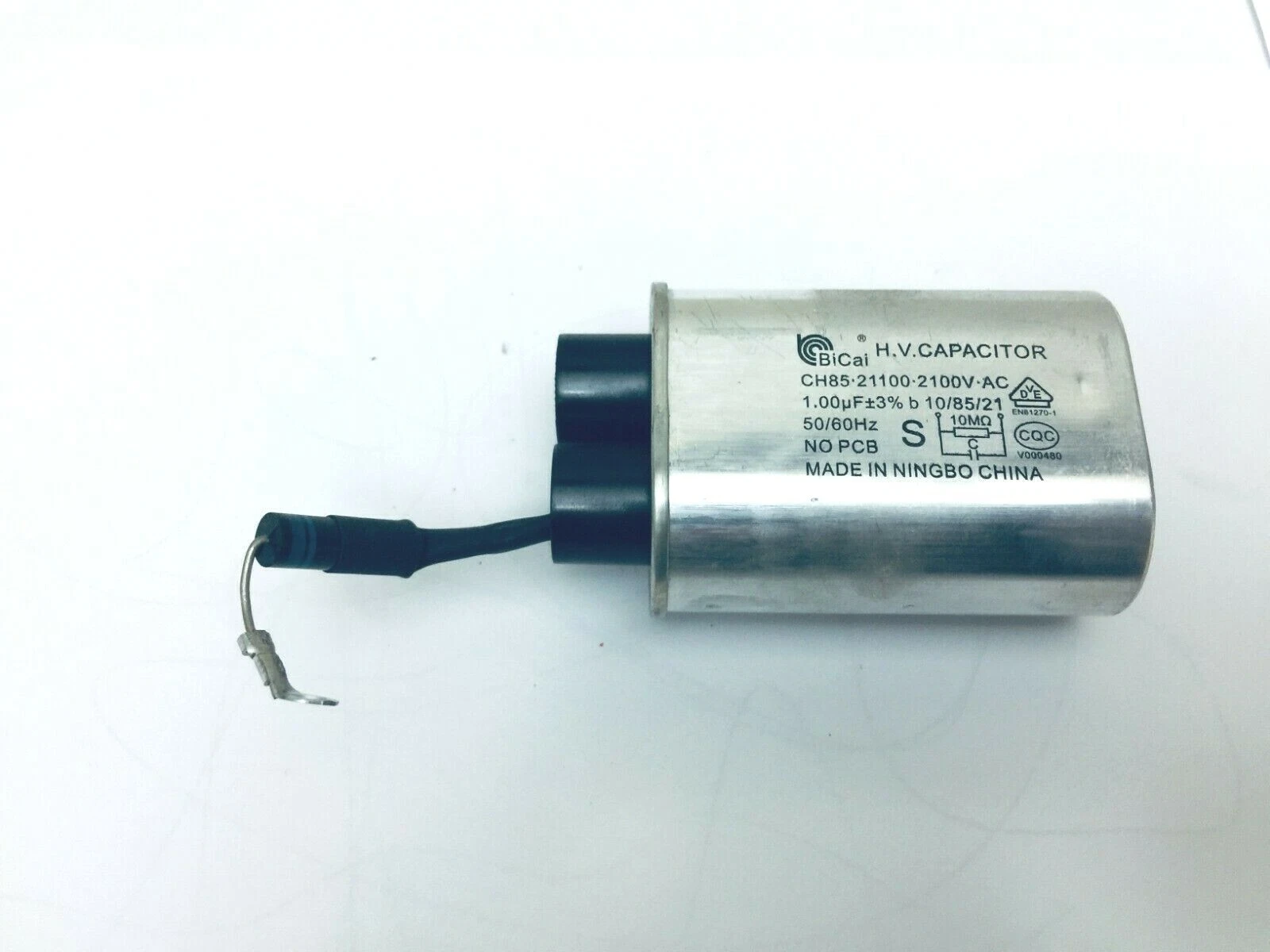 GE Microwave Model JVM1540SM5SS High Voltage Capacitor P/N CH8521100