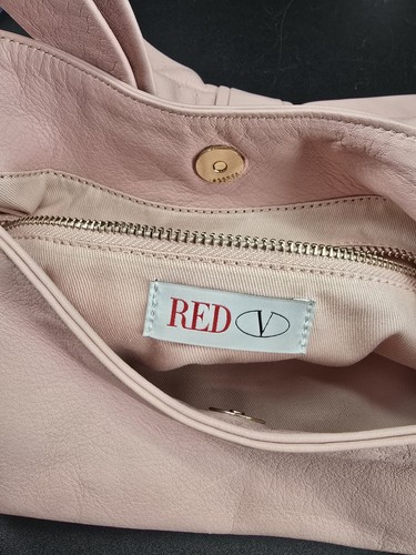 Red Valentino Bow Leather Bag Pink - Picture 10 of 15