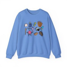 Baseball Mom Crewneck Sweatshirt - Comfy Unisex Apparel for Sports Lovers