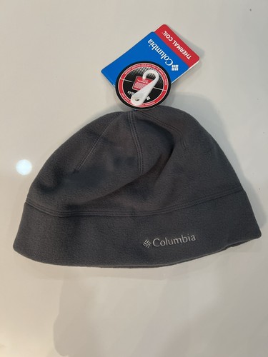 Columbia Beanie Hat Gray Fleece Thermal 