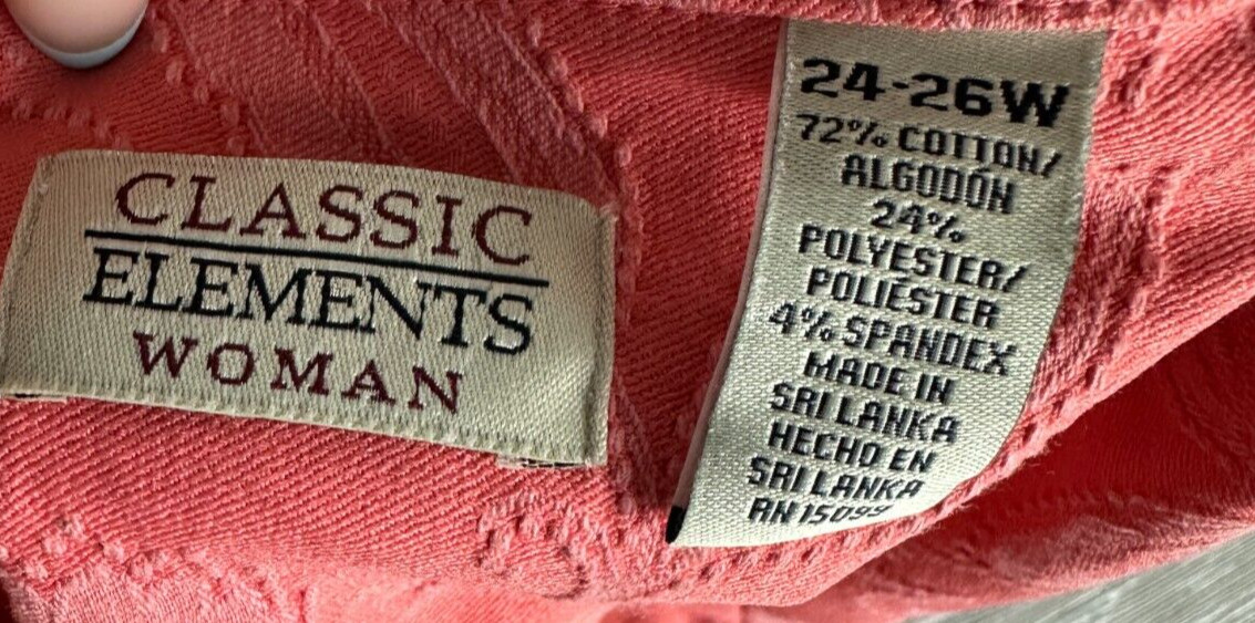 Classic Elements Blazer Jacket Womens Size 24/26W… - image 8