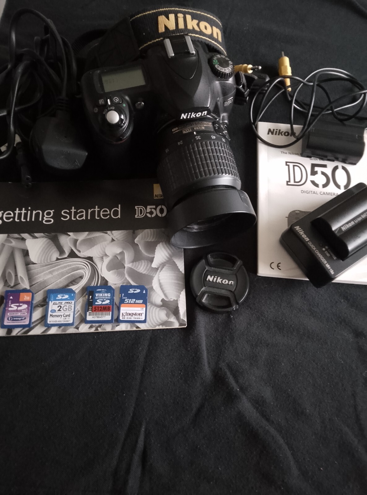 Nikon D50 Digital Camera With Lens, Battery & Charger, Good Working