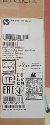 HP T640 Thin Client AMD Ryzen 2.4GHz 8GB RAM Win 10 Enterprise LTSC - NEU _4_6