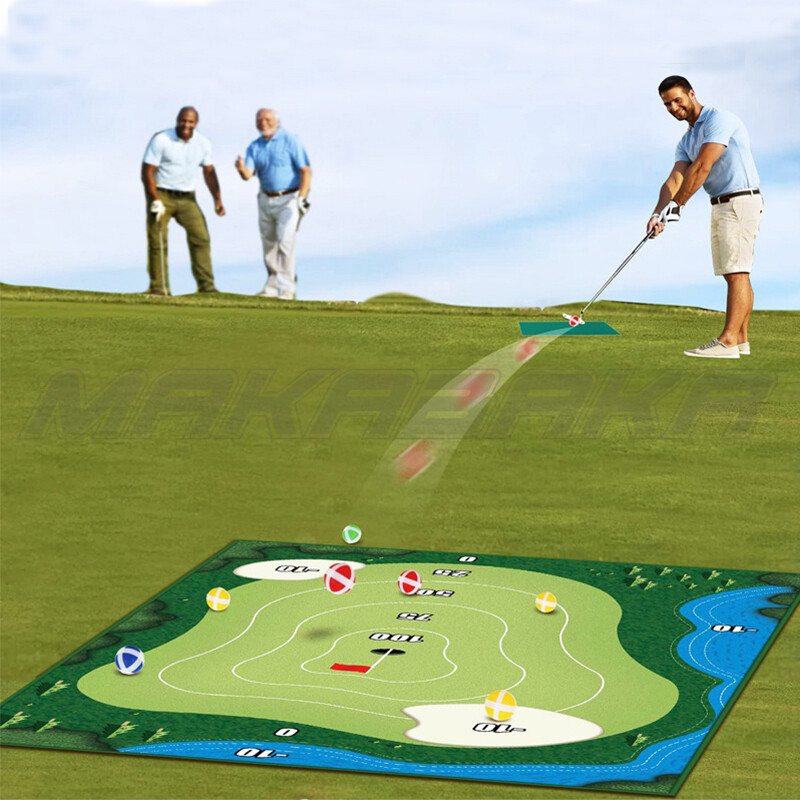 The Indoor Casual Golf Game Set Golf Hitting Mats Golf Putting Royale