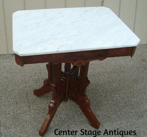 marble top lamp table