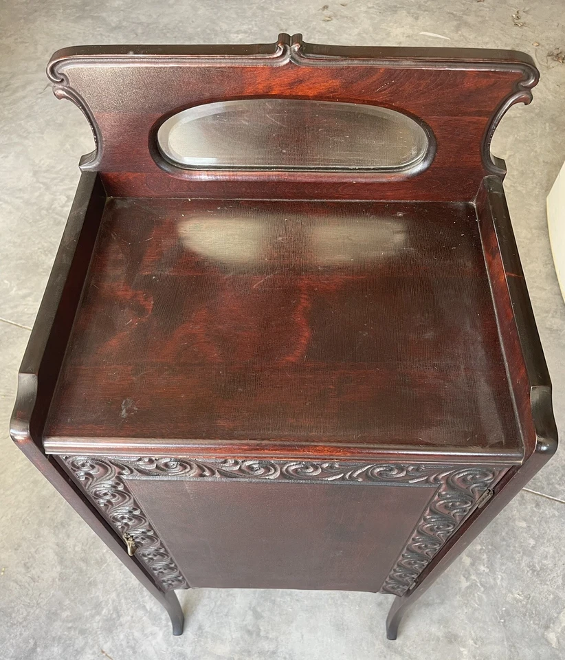 Шкаф для нот и рисунков 19 века из красного дерева. - Изображение 3 из 4