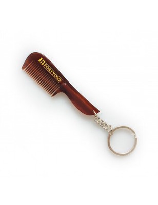 1541 London Pocket Moustache Comb With Keyring (Bc11) (711274808185)