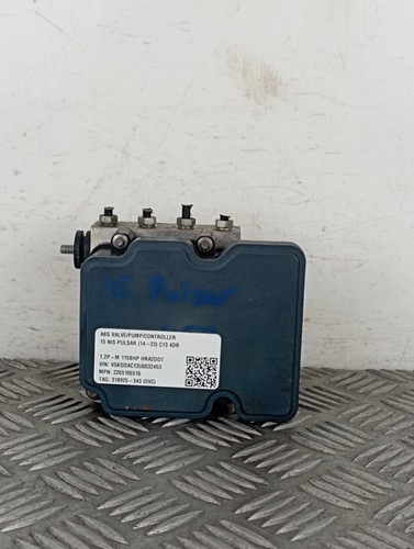 NISSAN PULSAR C13 14-23 ABS VALVE/PUMP/CONTROLLER 2265106516