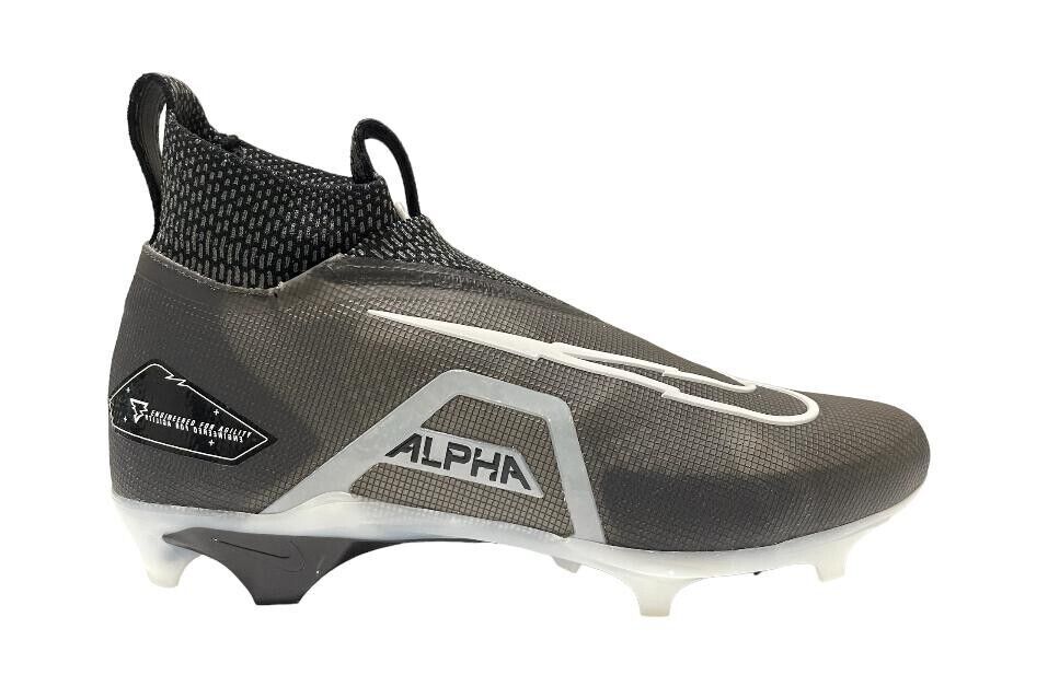 Nike Alpha Menace Elite 3 Football Cleat Black Iron Grey  display picture 2