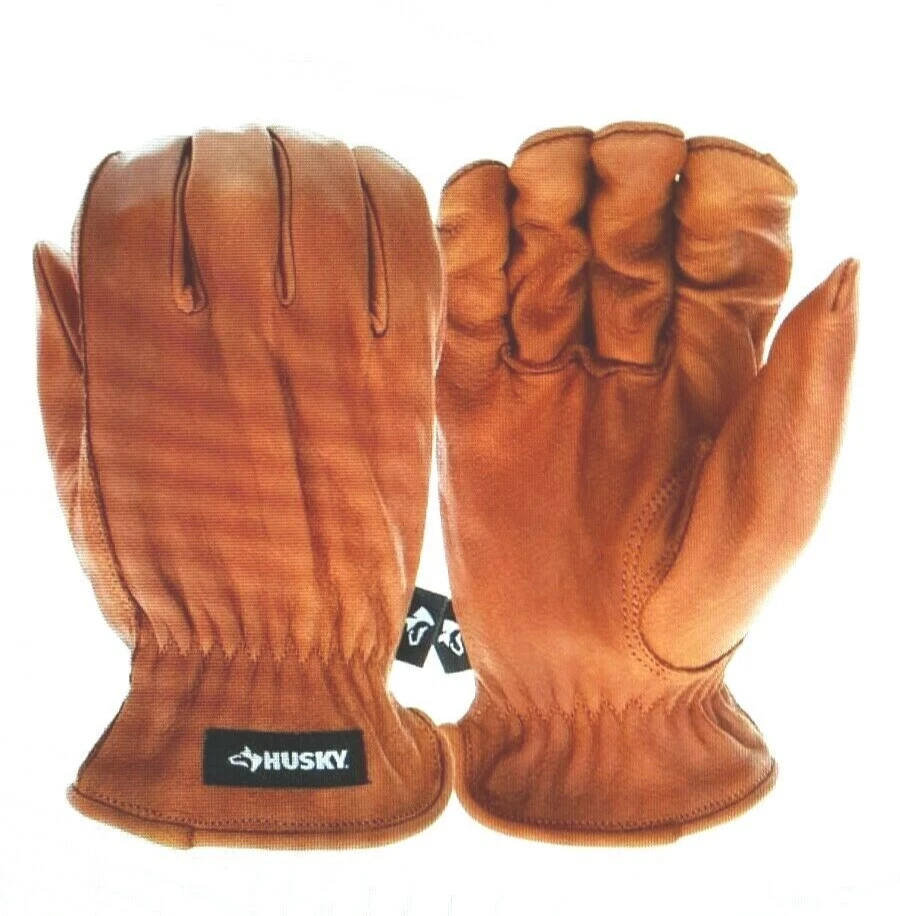 Husky leather sales work gloves