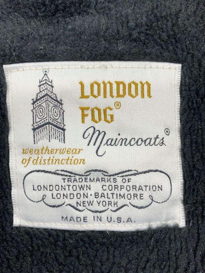 London Fog Trench Coat//Cotton/Cml 495 eBay
