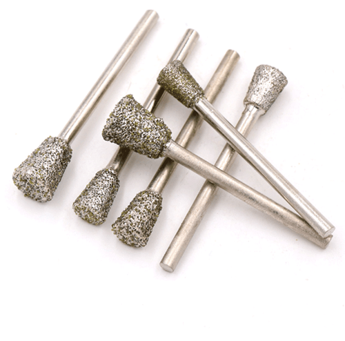 Vástago de 3 mm 3-10 mm cabeza de lijado de diamante corona de perforación rotativa herramienta grano 60 - Imagen 3 de 5
