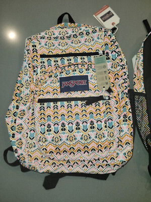 Jansport backpack SOFT TAN LILAH JS00T5XT4H BIG STUDENT NEW W/TAGS | eBay