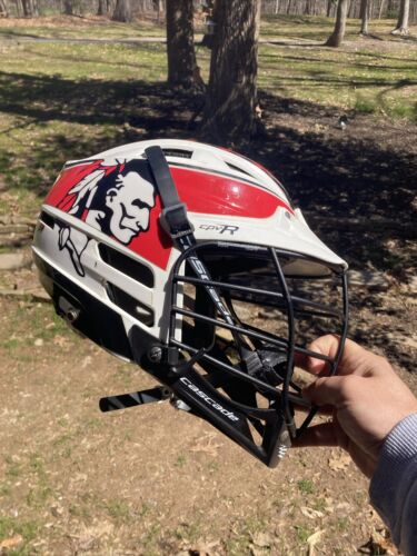 CPV-R Cascade S/M-R lacrosse helmet SYA WARRIORS GRAPHICS centerville Virginia ! - Afbeelding 1 van 17
