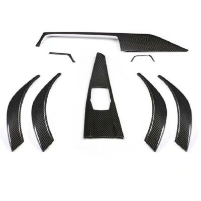 8PCS Carbon Fiber Car Interior Dashboard Trim For BMW F30 F31 F32 F36 F80 F82 M3