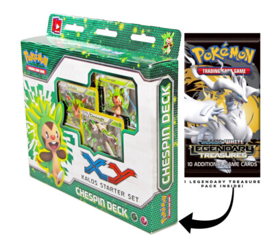Kalos XY Pokemon Cards Starter Deck Set w/ 3 Legendary Treasures