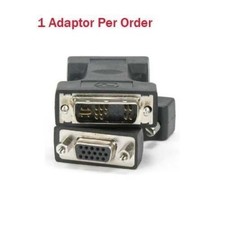 DVI-A Male 12 5 / VGA DB15HD Female Adapter