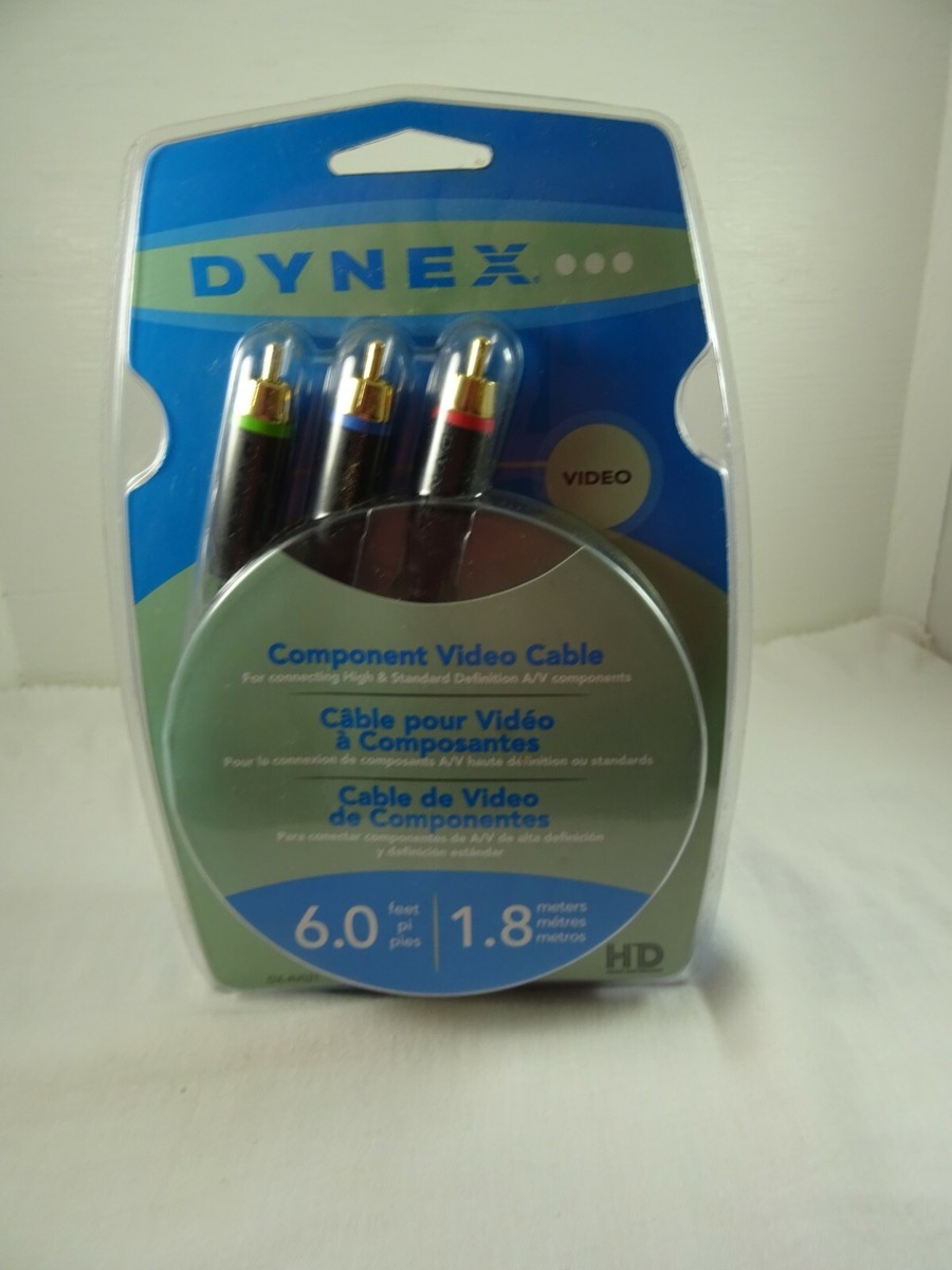 Dynex DX-AV021 Component Video Cable 6' 1.8 meters NEW NIB | eBay