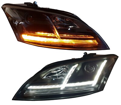 Xenon Scheinwerfer passend für Audi TT 8J 06-10 schwarz für AFS dynam. Blinker