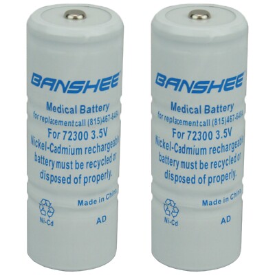 2 PACK SUPER Capacity 72300 3.5V BATTERY For WELCH ALLYN 71000
