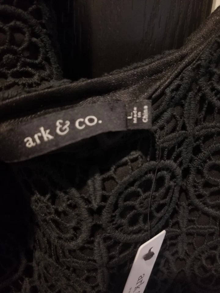 NWT Ark & Co. Black Dress size Large - Image 3 of 3