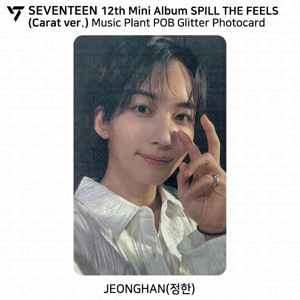 SEVENTEEN 12th Mini Album SPILL THE FEELS Carat Ver POB Photocard