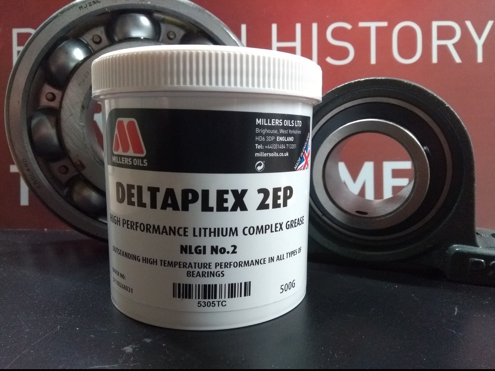 Millers Deltaplex 2EP Premium Lithium complex Grease  500g Water Resistant