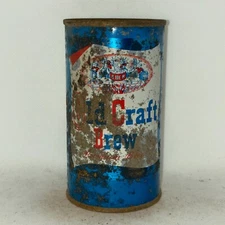 Old Craft Brew flat top beer can