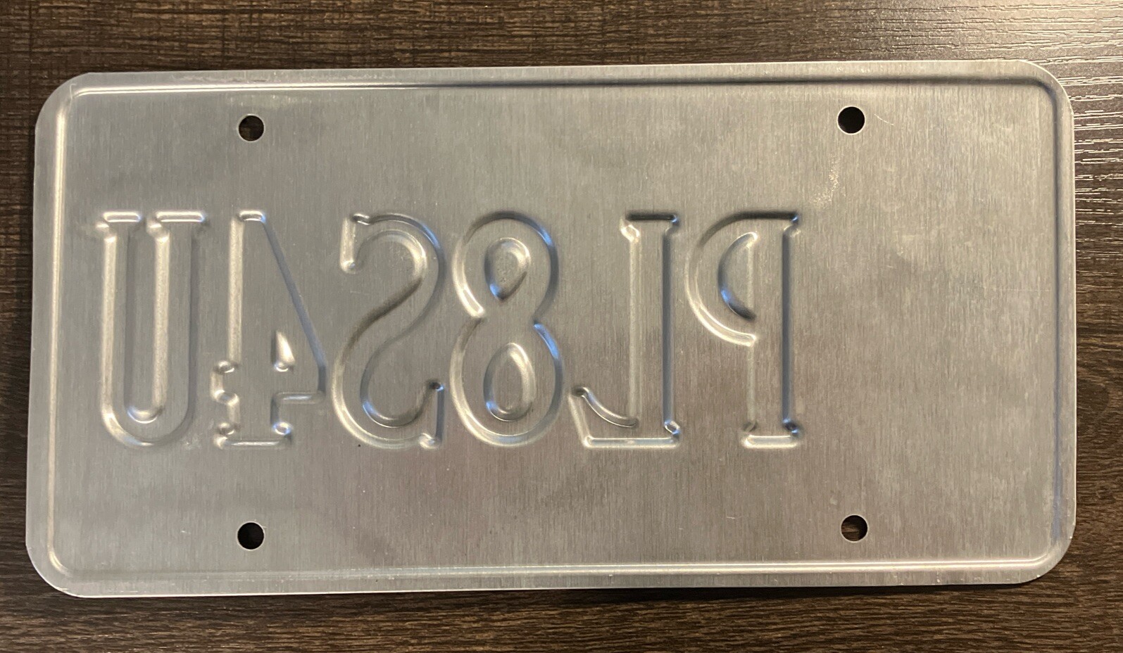 Virginia Personalized Vanity License Plate PL8S4U Railroad Norfolk Man Cave Sign