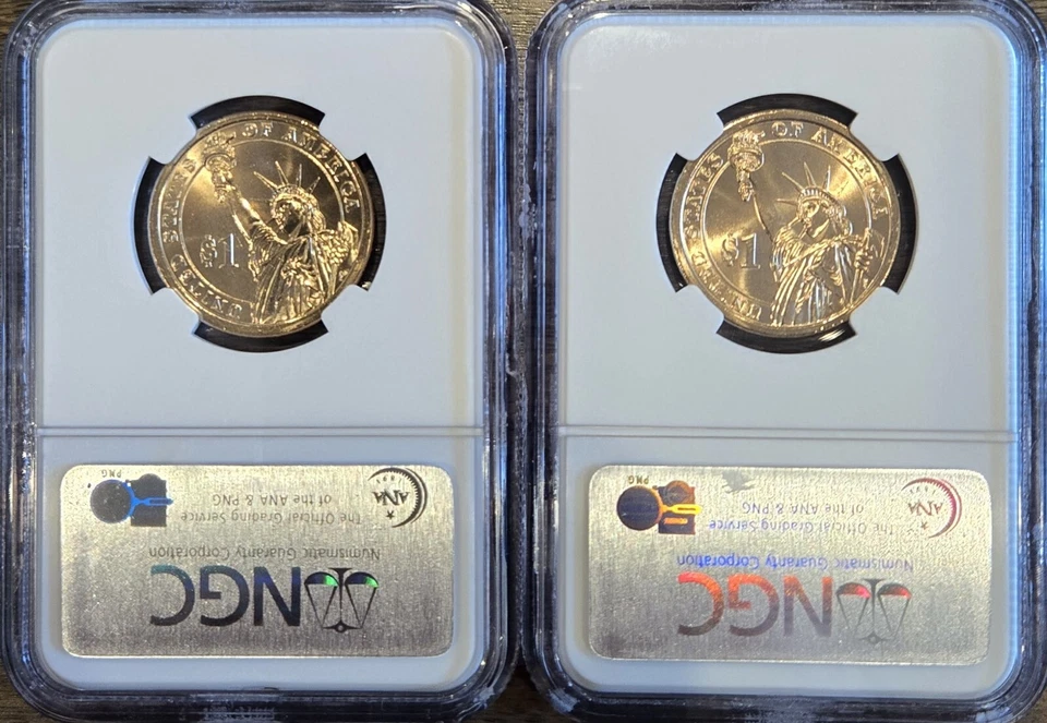 2007 P & D 1st President George Washington First Day of Issue 2-Coin Set A-227 - Image 2 of 2