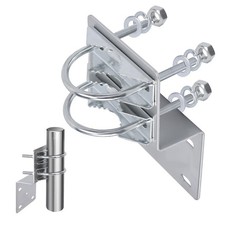 Pole Mounting Bracket Double U Bolt Clamp V Jaw Bracket Not Pole Mast Mount Br