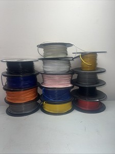 Install Bay 18GA Primary Wire Lot Of 13 Partial Rolls Multi Colors