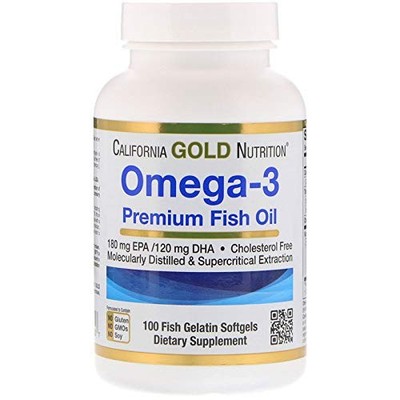 California Gold Nutrition Omega3 Premium Fish Oil by California Gold Nutritio...