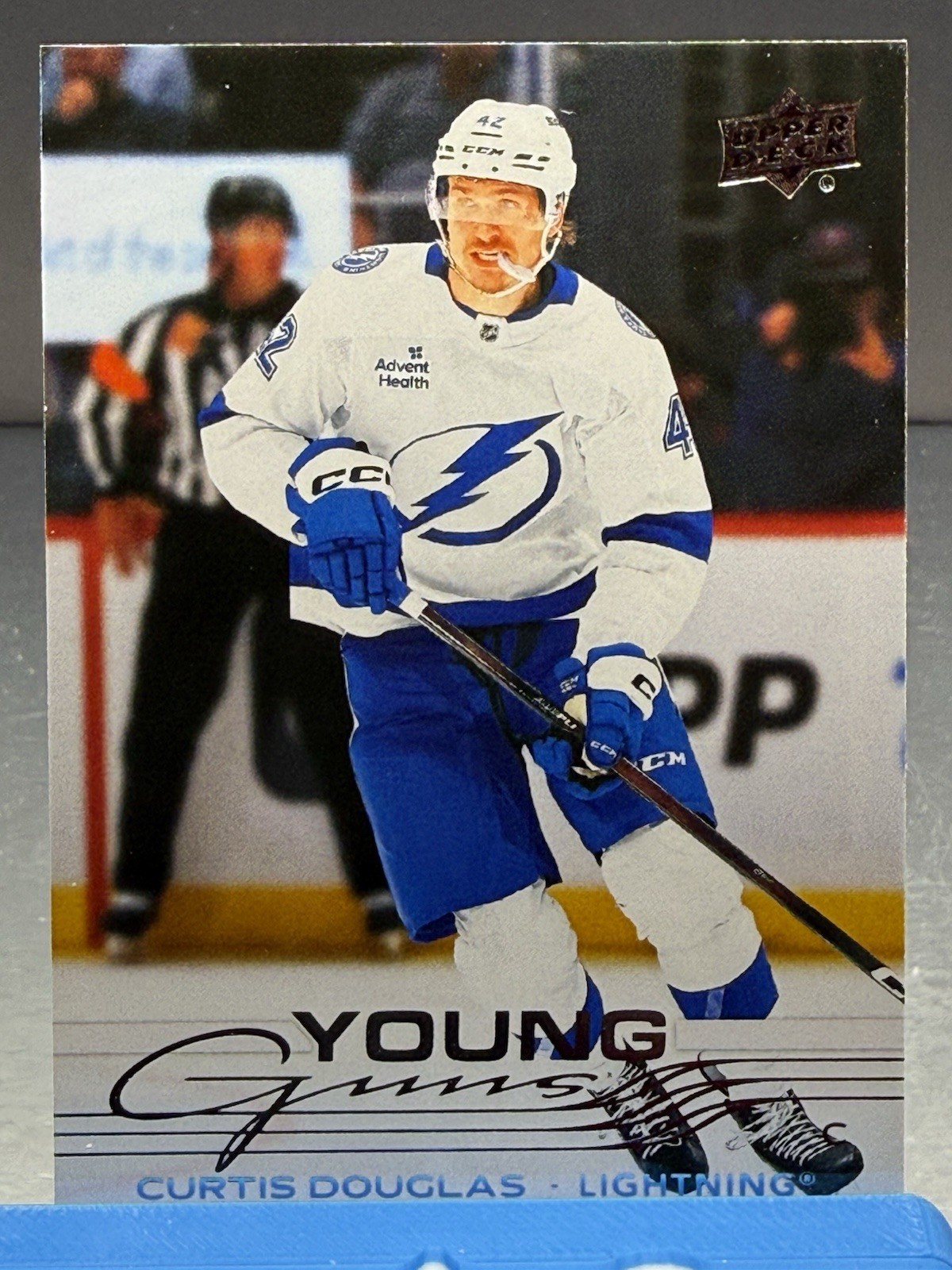 2025-26 Upper Deck Curtis Douglas Young Guns Rookie RC #491 Lightning