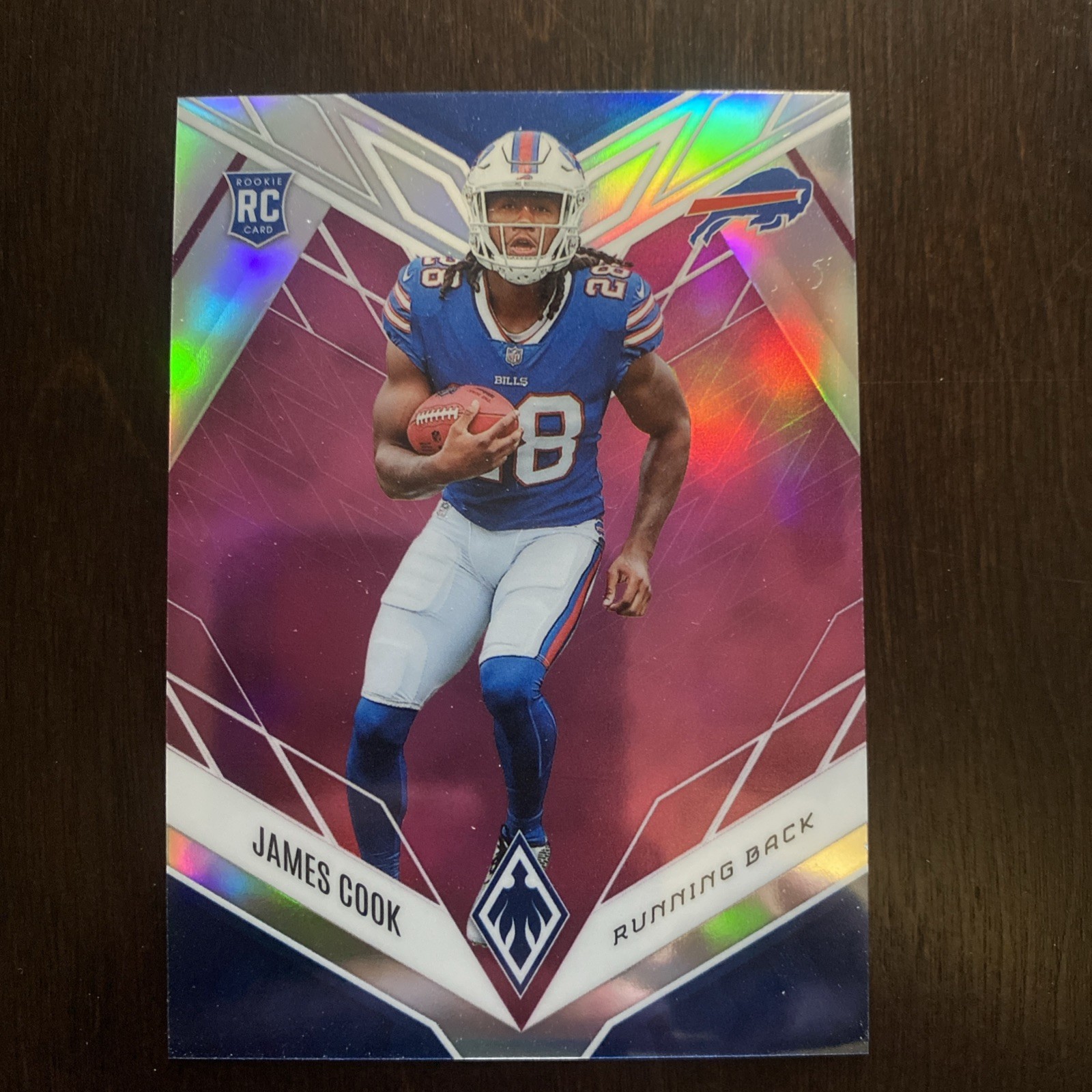 2022 Panini Phoenix James Cook Pink Prizm /199 #115 Rookie RC Bills SP