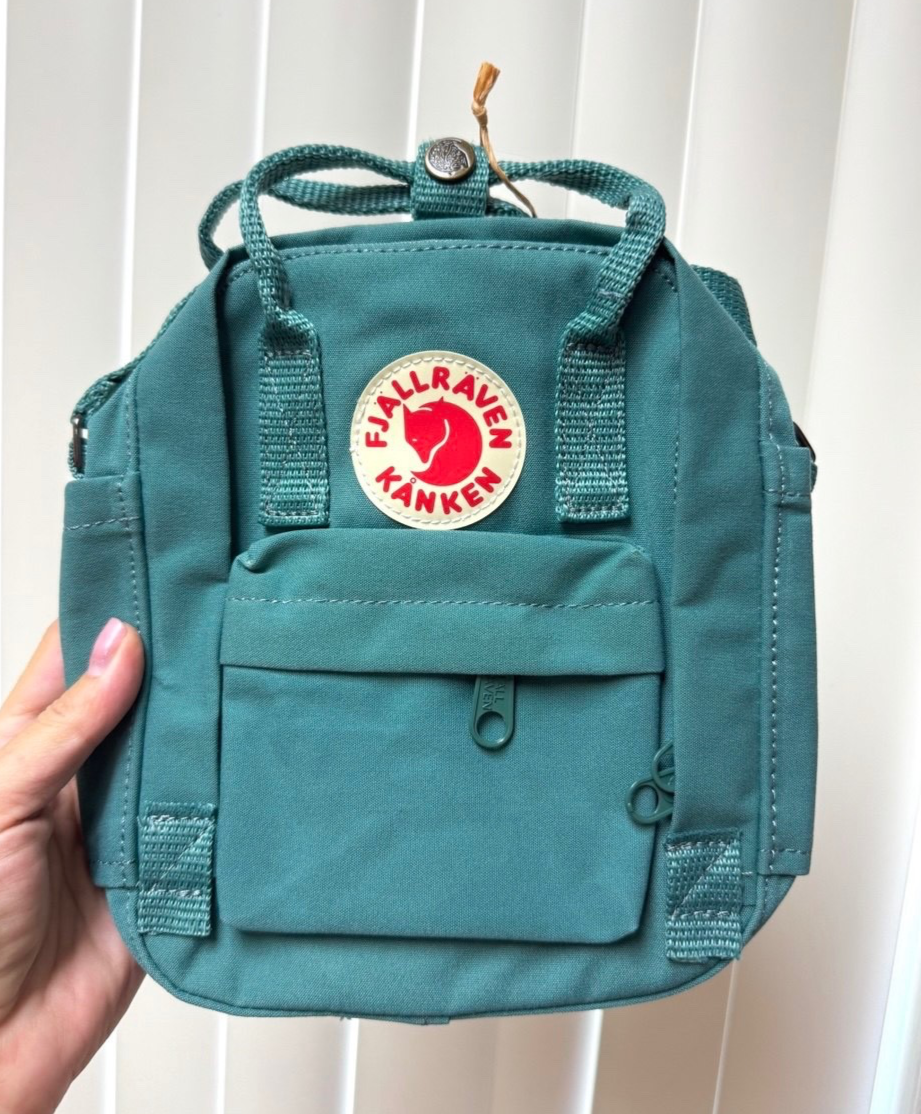 Fjallraven Kanken Sling Bag Frost Green Small Crossbody Mini