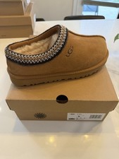 womens ugg tasman slippers size 8 chestnut