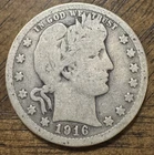 1916 Barber Dime  Good Condition 90% Silver Content