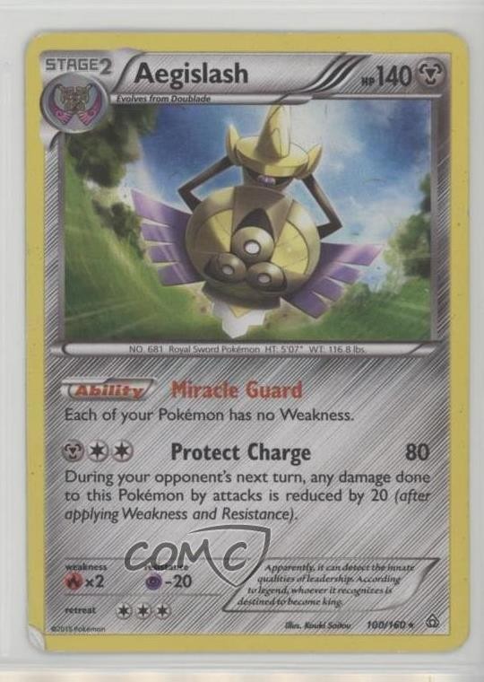 Aegislash Pokémon XY Primal Clash #100