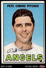 1967 Topps #34 Pete Cimino Angels 3 - VG