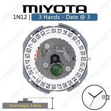 Genuine Miyota 1N12 / GN12 Watch Movement Japan Multiple Variations